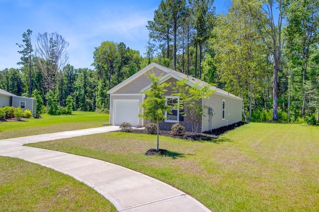 407 Spruce Ivy St, Moncks Corner, SC 29461 - view of front of property with a front yard, driveway, and a garage