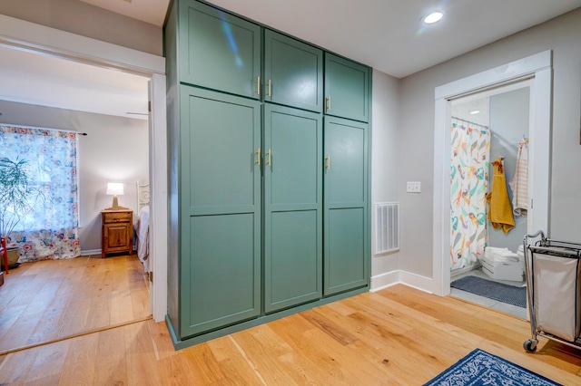 closet featuring visible vents