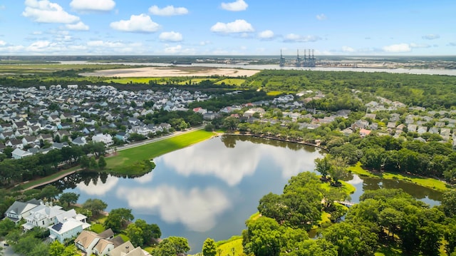 1722 Trewin Ct, Charleston, SC 29492 - aerial view of residential area featuring a nearby body of water