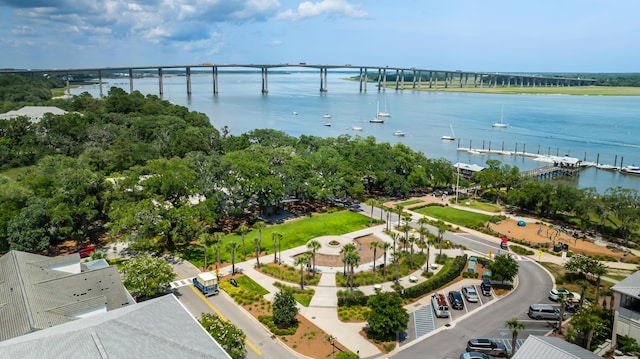 1722 Trewin Ct, Charleston, SC 29492 - drone / aerial view of a notable bridge and a large body of water