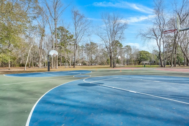 view of sport court