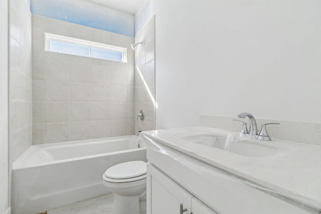 316 Calm Water Way, Summerville, SC 29486 - bathroom with vanity, toilet, and washtub / shower combination