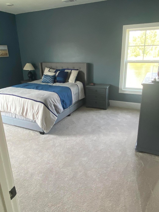 bedroom with carpet flooring