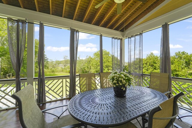 1193 River Rd, Johns Island, SC 29455 - sunroom / solarium with wooden ceiling, wood finished floors, and healthy amount of natural light