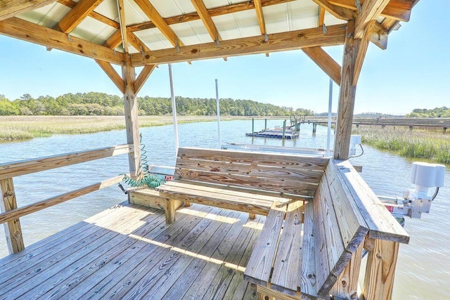 1193 River Rd, Johns Island, SC 29455 - dock featuring a water view