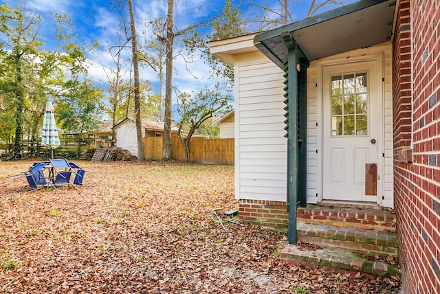 view of entrance to property