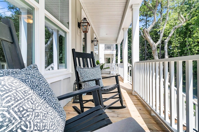 1304 Lieben Rd, Mount Pleasant, SC 29466 - view of wooden porch