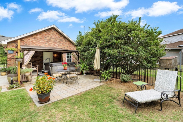 1119 Bruton Blvd, Moncks Corner, SC 29461 - view of yard with a patio area and a hot tub