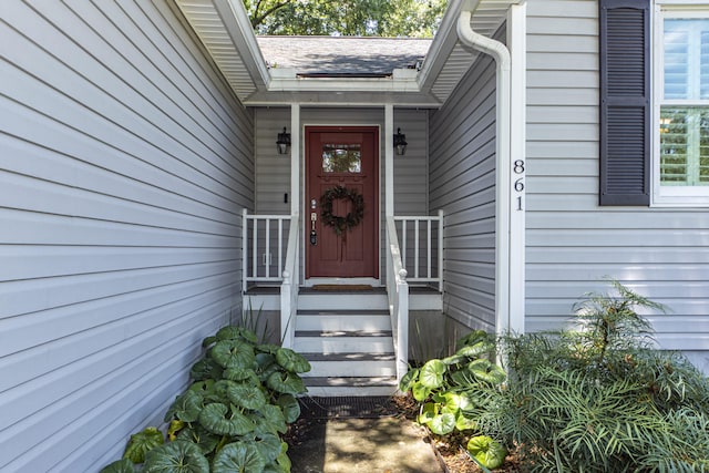 view of entrance to property