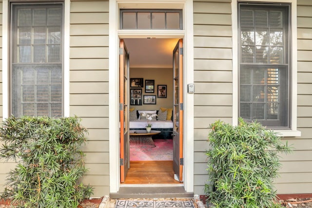 view of entrance to property