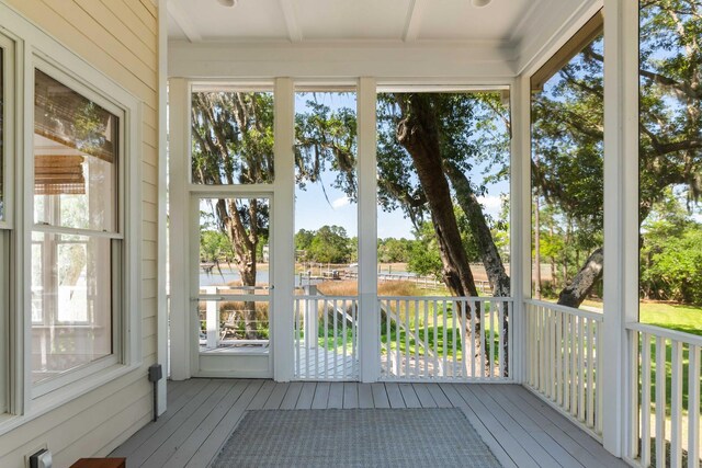 3508 Henrietta Hartford Rd, Mount Pleasant, SC 29466 - view of unfurnished sunroom