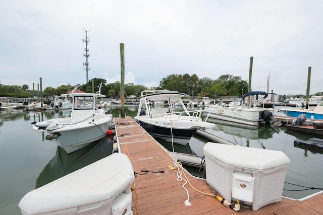 40 41st Ave Unit B 9, Isle Of Palms, SC 29451 - dock area with a water view