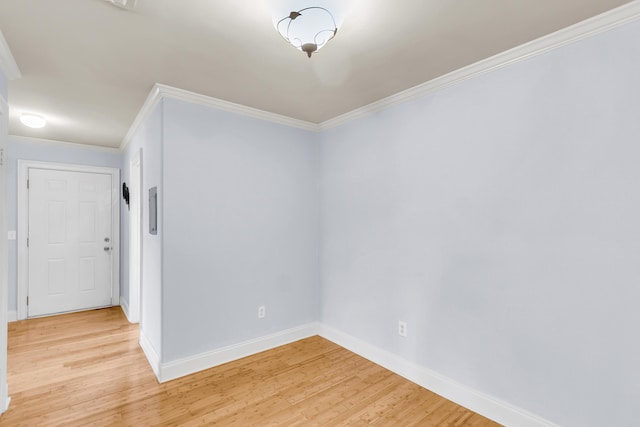 21 Rivers Point Row Unit 17G, Charleston, SC 29412 - spare room featuring light wood finished floors, baseboards, and crown molding
