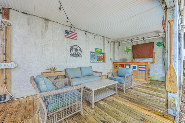 13 32nd Ave, Isle Of Palms, SC 29451 - living room featuring hardwood / wood-style flooring
