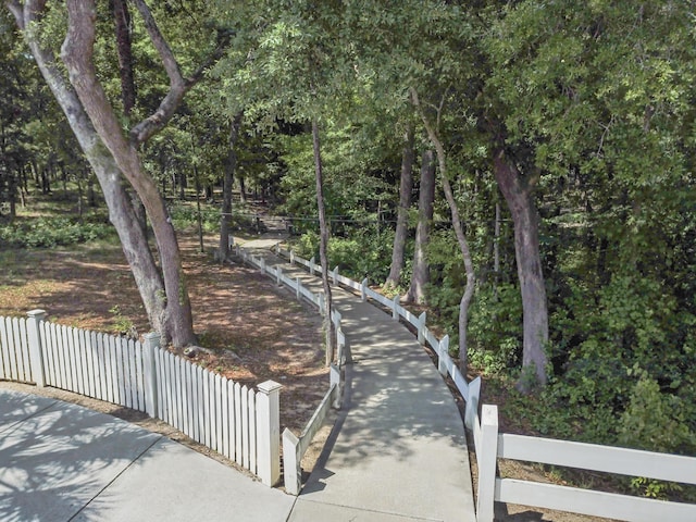 exterior space featuring fence