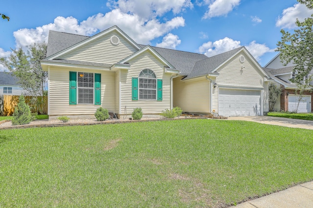 6179 Fieldstone Cir, Charleston, SC 29414 - view of front of house with a garage, concrete driveway, and roof with shingles