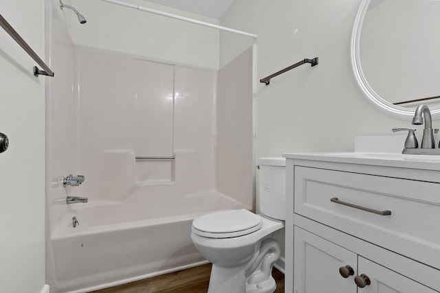7950 Parklane Ct Unit C, North Charleston, SC 29418 - bathroom featuring vanity, bathtub / shower combination, and wood finished floors