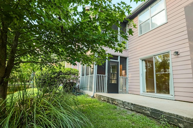 7950 Parklane Ct Unit C, North Charleston, SC 29418 - view of yard featuring a sunroom