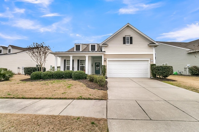 view of front of home featuring a front yard and a porch