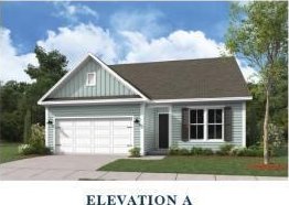 view of front of property featuring board and batten siding, a garage, and driveway