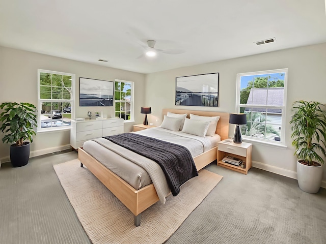 702 Spark St, Mount Pleasant, SC 29464 - bedroom with baseboards and ceiling fan