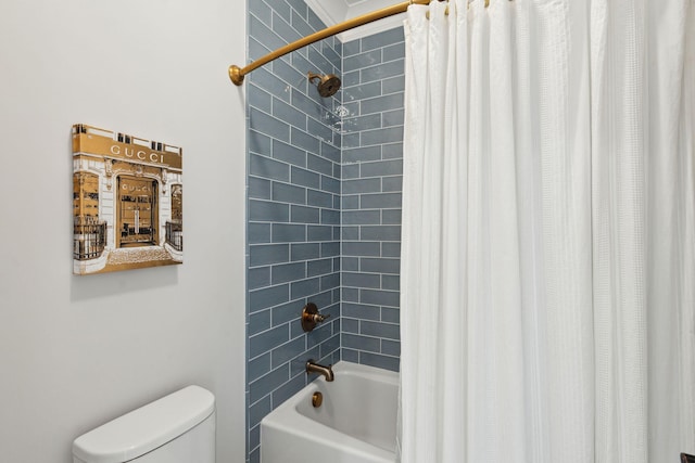3858 Sawyers Island Dr, Mount Pleasant, SC 29466 - bathroom featuring toilet and shower / bath combo with shower curtain