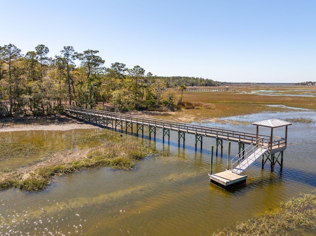 3858 Sawyers Island Dr, Mount Pleasant, SC 29466 - view of dock featuring a water view