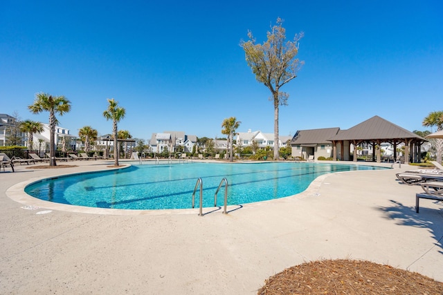3858 Sawyers Island Dr, Mount Pleasant, SC 29466 - pool with a residential view and a patio
