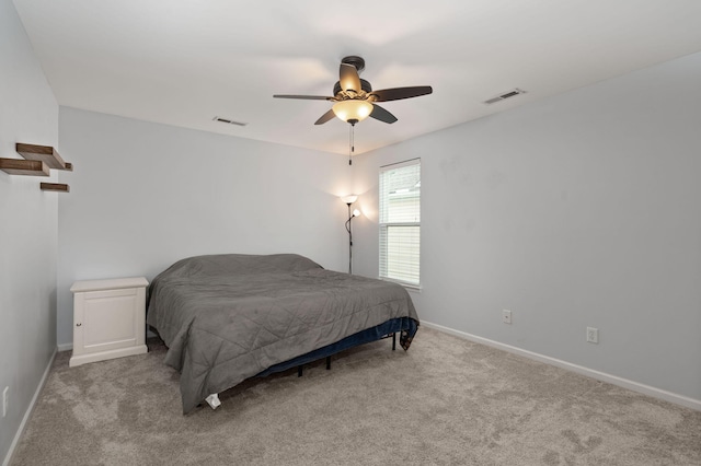 1870 Gammon St, Charleston, SC 29414 - carpeted bedroom with baseboards and ceiling fan