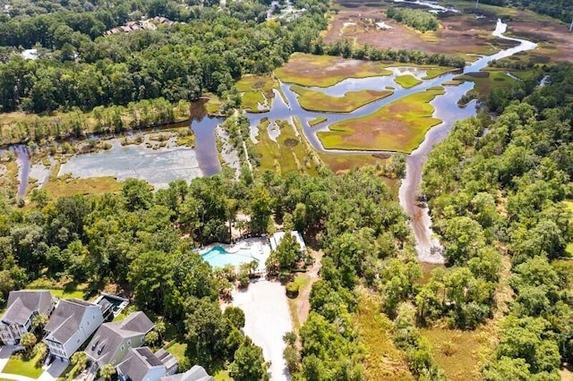 1870 Gammon St, Charleston, SC 29414 - aerial view of property and surrounding area with a nearby body of water
