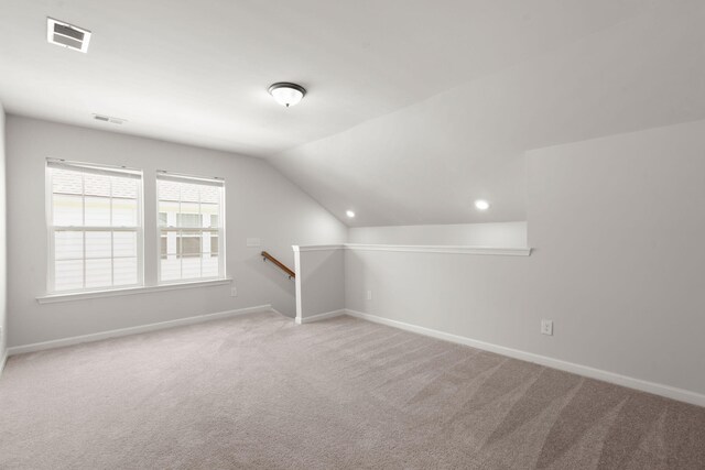 341 Witch Hazel St, Summerville, SC 29486 - additional living space featuring carpet, baseboards, lofted ceiling, and recessed lighting