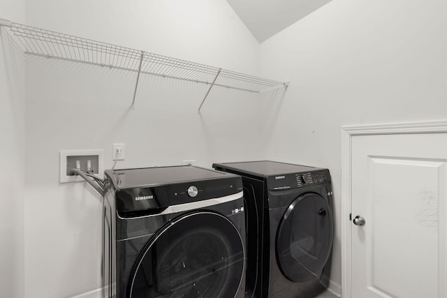 341 Witch Hazel St, Summerville, SC 29486 - washroom with washing machine and clothes dryer and baseboards