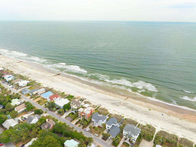 505 E Arctic Ave, Folly Beach, SC 29439 - aerial view of property's location with unending shoreline and nearby suburban area