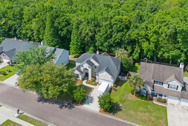 6242 Fieldstone Cir, Charleston, SC 29414 - view from above of property with a heavily wooded area