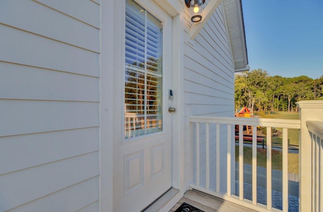 view of entrance to property