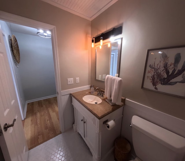 712 Nora Ln, Mount Pleasant, SC 29464 - half bathroom featuring vanity and toilet