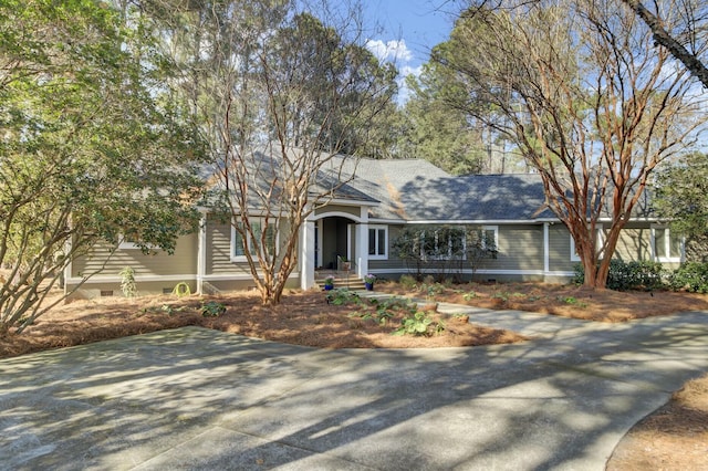 view of ranch-style house