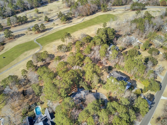 aerial view with golf course view