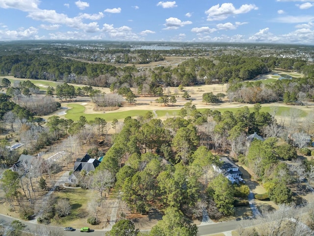 bird's eye view featuring golf course view