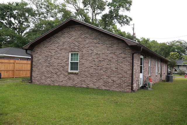 814 Armsway St, Mount Pleasant, SC 29464 - view of side of home featuring central AC unit and brick siding
