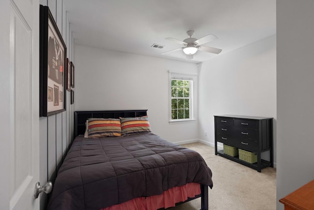 3574 Toomer Kiln Cir, Mount Pleasant, SC 29466 - bedroom with light carpet and a ceiling fan