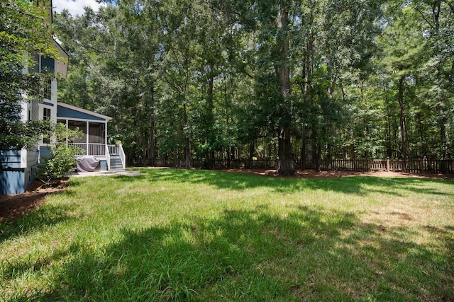 3574 Toomer Kiln Cir, Mount Pleasant, SC 29466 - fenced backyard featuring a sunroom