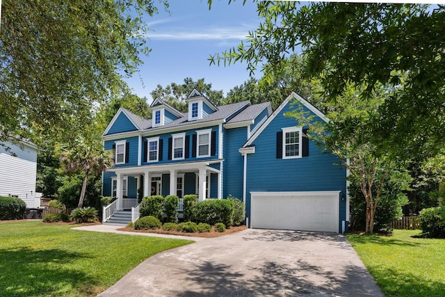 3574 Toomer Kiln Cir, Mount Pleasant, SC 29466 - view of front of property featuring a garage, covered porch, and driveway