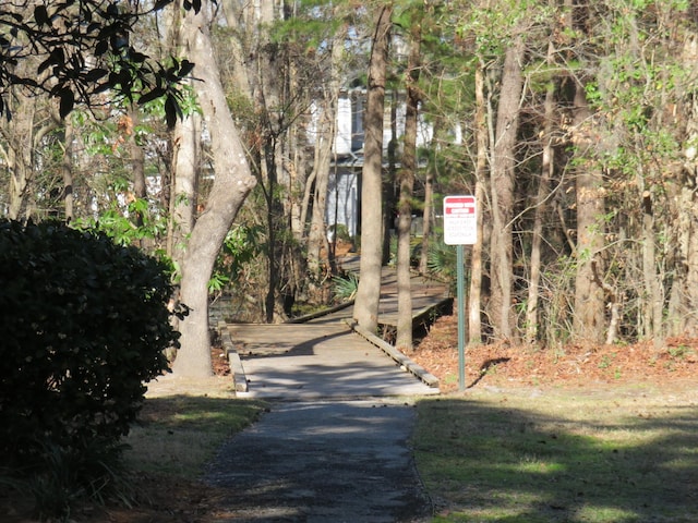 view of road