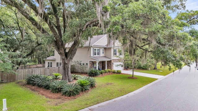 3873 Hanoverian Dr, Mount Pleasant, SC 29429 - view of front of house featuring driveway and a garage