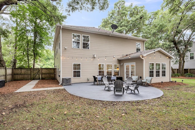 3873 Hanoverian Dr, Mount Pleasant, SC 29429 - rear view of property with a fenced backyard, a patio area, and a gate