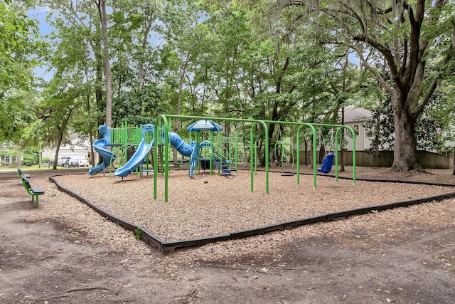 3873 Hanoverian Dr, Mount Pleasant, SC 29429 - community jungle gym with view of wooded area