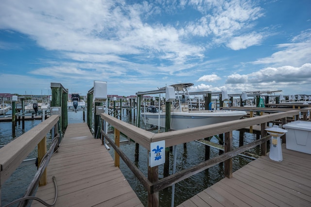 81 Sandbar Ln Unit 23, Folly Beach, SC 29439 - dock featuring boat lift and a water view