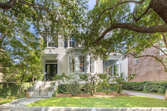 155 Wentworth St Unit A, Charleston, SC 29401 - view of front of home featuring french doors
