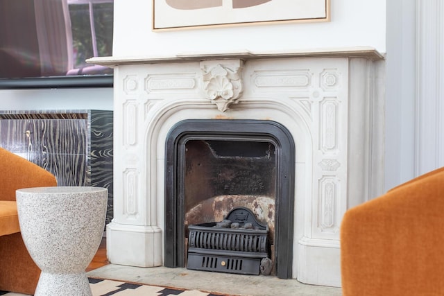 155 Wentworth St Unit A, Charleston, SC 29401 - interior details with a fireplace